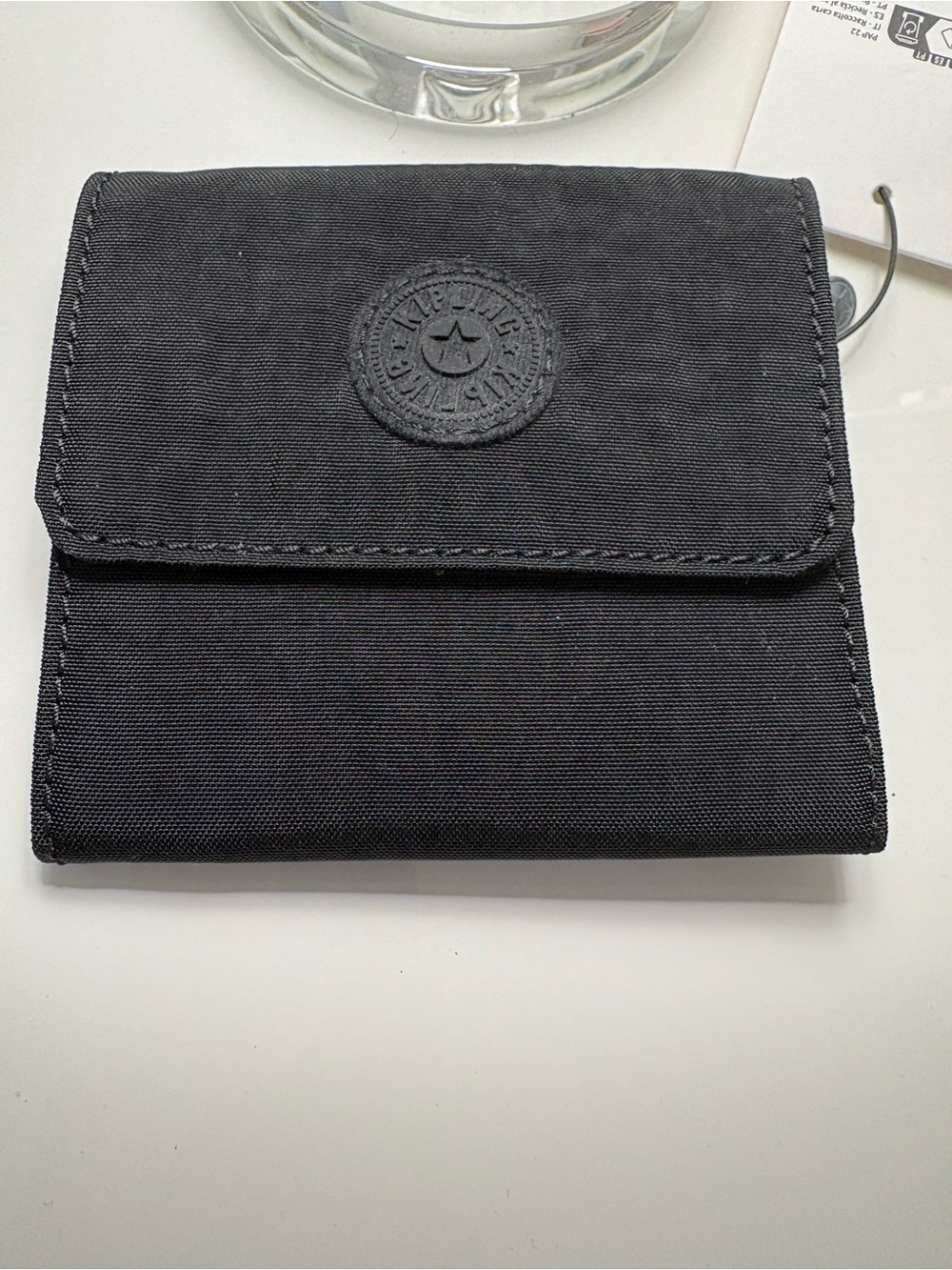Black Canvas women’s - Classic Compact Organizer wallet.